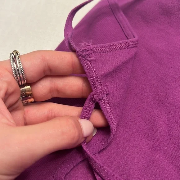 Free People Strappy Back Tighten Up Tank Purple - Picture 5 of 7